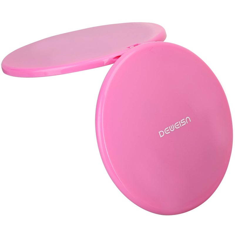 deweisn Magnifying Compact Cosmetic Mirror Elegant Compact Pocket Makeup Mirror, Handheld Travel Makeup Mirror with Powerful 10x Magnification and 1x True View Mirror for Travel or Your Purse - Image 2